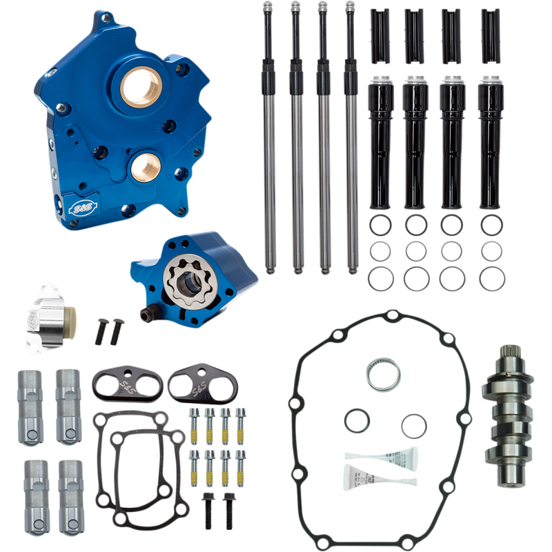S&S CYCLE CAM 475C W/PLT WC/BLK M8 310-1008B