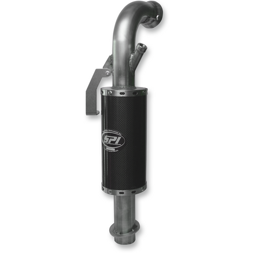 STRAIGHTLINE PERFORMANCE 17- REV GEN 4 L/W CARBON FIBRE MUFFLER FULL STAINLESS 134-176