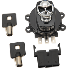Load image into Gallery viewer, DRAG SPECIALTIES SWITCH IGN BLK SKULL 93-13 21-0209GBSKD
