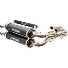 Load image into Gallery viewer, TRINITY RACING RZR XP 1000 DUAL SYSTEM BLACK 14-17 TR-4119D-BK
