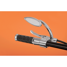 Load image into Gallery viewer, DRAG SPECIALTIES 73-UP SOFT RUBBER GRIPS W/ CHR ENDS PR 0630-0372