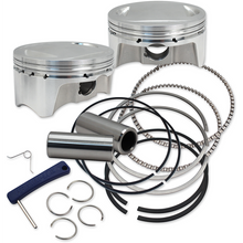Load image into Gallery viewer, S&amp;S CYCLE Piston, Set, 3.937" x 4-3/8", Standard, 107", CP Pistons 920-0100