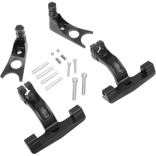 DRAG SPECIALTIES MOUNT PASS BRD BLK 00-17 FLST 1621-0513