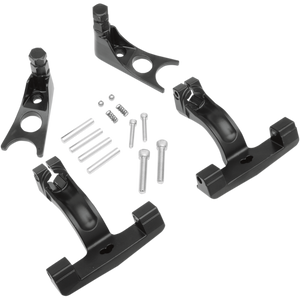 DRAG SPECIALTIES MOUNT PASS BRD BLK 00-17 FLST 1621-0513