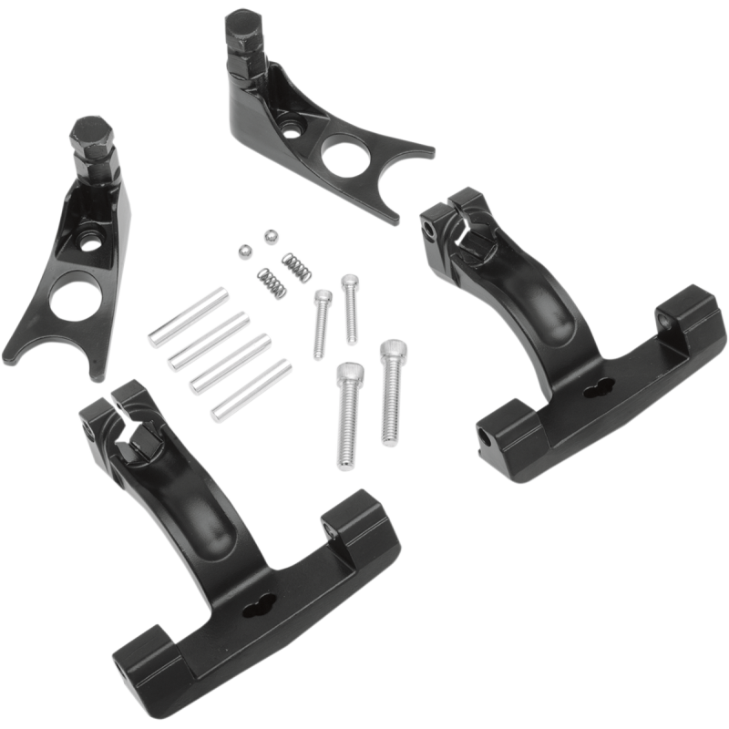DRAG SPECIALTIES MOUNT PASS BRD BLK 00-17 FLST 1621-0513