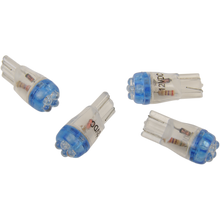 Load image into Gallery viewer, DRAG SPECIALTIES LED WEDGE BULB BLUE (4-PAK) 2060-0008