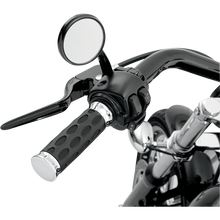 Load image into Gallery viewer, DRAG SPECIALTIES 73-UP SOFT RUBBER GRIPS W/ CHR ENDS PR 0630-0372