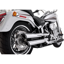 Load image into Gallery viewer, VANCE &amp; HINES MUFFLERS 3"CHR TW SLASH 7-17 SOFTAIL 16343