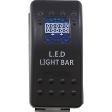 Load image into Gallery viewer, MOOSE UTILITY DIVISION MOOSE BRANDED LED LIGHTBAR SWITCH WITH BLUE LED LLB-PWR