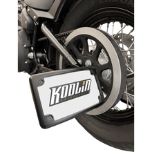 Load image into Gallery viewer, KODLIN LICENSE PLATE BRACKET FOR M8 SOFTAIL MODELS BLACK KUS20501