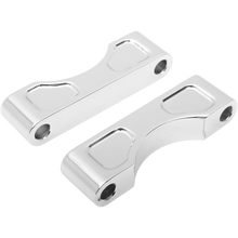 Load image into Gallery viewer, KLOCK WERKS 83-13 FLHT 21 CHR FRT FENDER BLOCKS KWFS-01-0102-C - Motomike Canada