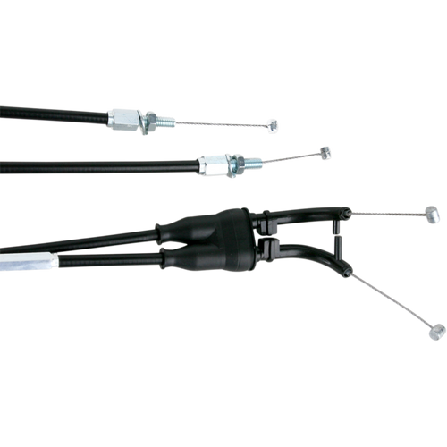 MOTION PRO THROTTLE CABLE PUSH-PULL BLACK VINYL SET 03-0396