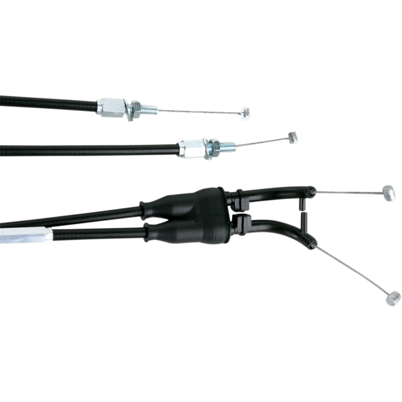 MOTION PRO THROTTLE CABLE PUSH-PULL BLACK VINYL SET 03-0396