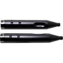 Load image into Gallery viewer, S&amp;S CYCLE 95-16 FLHT MUFFLERS 4.5&quot; BLK/B.TRACR 550-0625