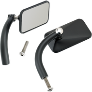 BILTWELL MIRRORS RECT HD BLK PR 6502-200-102