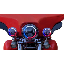 Load image into Gallery viewer, CUSTOM DYNAMICS HEADLAMP 7" PRGLW HALO B PG-7-13-B