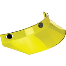 Load image into Gallery viewer, Biltwell | 3 Snap Moto Visor Universal Fit for Most Helmets | Yellow Translucent | MotoX Motocross Retro Vintage Modern Style