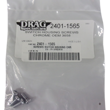 Load image into Gallery viewer, DRAG SPECIALTIES SCREWS SWITCH HOUSING CHR MPBDR18