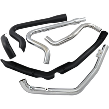 Load image into Gallery viewer, COBRA 17-18 FL TRUE DUAL  HEADPIPES BLK 6257RB