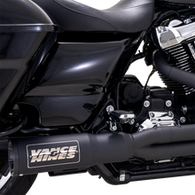 Load image into Gallery viewer, VANCE &amp; HINES EXHAUST 2-1 HI OUTP BLK MATT SS 17+FL 47321