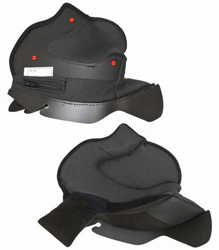 HJC i90 Helmet Cheek Pads Black 3XL (20mm)