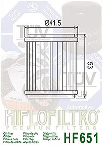 HIFLOFILTRO OIL FILTER KTM 690 HF651