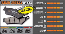 Load image into Gallery viewer, Galfer Brakes FD103G1054 Semi-Metallic/Organic Brake Pad