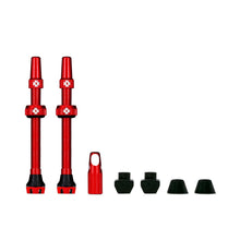 Load image into Gallery viewer, MUC-OFF VALVE STEM TUBELESS RED 20421