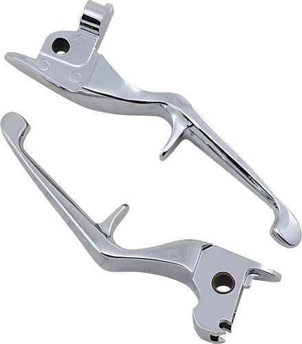 Kuryakyn 1843 Motorcycle Handlebar Accessory: Clutch and Brake Trigger Levers for 2014-16 Harley-Davidson Touring Motorcycles, Chrome, 1 Pair