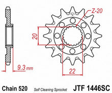 Load image into Gallery viewer, JT SPROCKETS SPROCKET KAW C/S 13T SC JTF1446.13SC