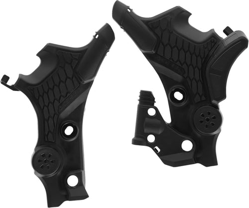 Acerbis - 23+ Honda Transalp XL 750 Frame Guards- X-Grip - Black/Gray (2983661001)