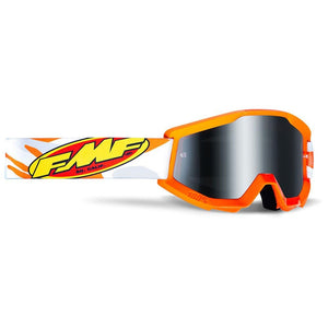 FMF POWERCORE Goggle Assault Grey - Mirror Silver Lens