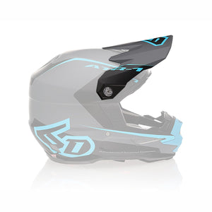 6D HELMETS VISOR ATR1 STEALTH CY 72-3731
