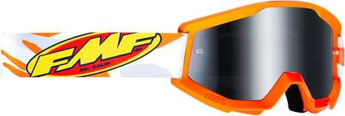 FMF POWERCORE YOUTH Goggle Assault Grey - Mirror Silver Lens