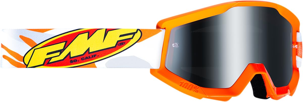 FMF POWERCORE YOUTH Goggle Assault Grey - Mirror Silver Lens