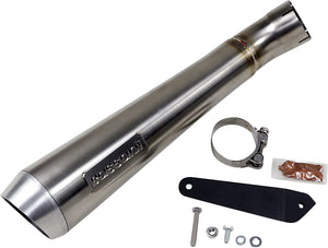 BASSANI XHAUST FTR1200 MUFFLER LOW MNT SS 8F127SS