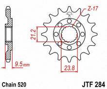 Load image into Gallery viewer, JT SPROCKETS SPROCKET C/S HONDA 12T JTF284.12