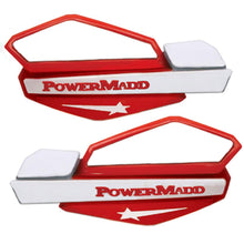 Load image into Gallery viewer, POWERMADD/COBRA HANDGUARDS RED/WHITE 34222 - Motomike Canada
