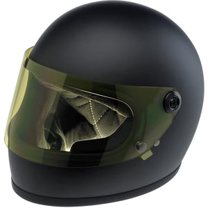 VERSAINSECT go S Gen2 Flat Shield | Yellow | Anti-Fog | Scratch Resistant | UV/A UV/B Resistant | Motorcycle Helmet Accessory