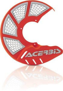 Acerbis - X-Brake Disc Cover Vented - 16 Orange/White (2449495226)