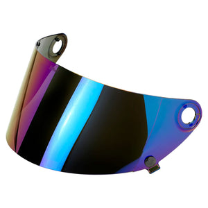 VERSAINSECT go S Gen2 Flat Shield | Rainbow Mirror | Anti-Fog | Scratch Resistant | UV/A UV/B Resistant | Motorcycle Helmet Accessory