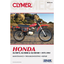 Load image into Gallery viewer, CLYMER 75-91 HONDA XL/XR75-100 MANUAL CM31214