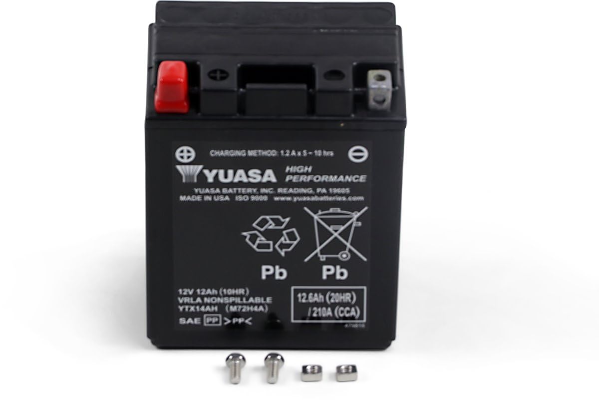 YUASA YTX14AH FACTORY ACTIVATED YUAM72H4A