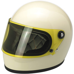 VERSAINSECT go S Gen2 Flat Shield | Yellow | Anti-Fog | Scratch Resistant | UV/A UV/B Resistant | Motorcycle Helmet Accessory