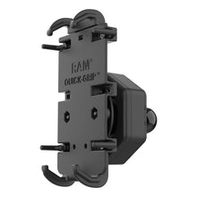 Load image into Gallery viewer, RAM MOUNT QUICK GRIP HOLDER LARGE PHONES  VIBE-SAFE BALL MOUNT RAM-HOL-PD4-462B - Motomike Canada