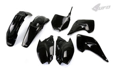 Load image into Gallery viewer, UFO KX 125-250 03-04 UFO BODY KIT BLACK KAKIT201-001