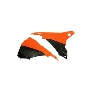 Acerbis - 14-16 KTM EXC/EXC-F/XCF-W/XC-W Airbox Cover - White/16 Orange (2374125412)
