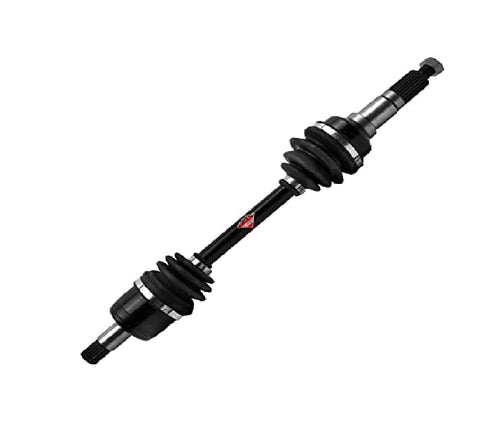 Rugged Front Left/Right Performance Axle for (2002-06) Yamaha Big Bear 400, Stainless-Steel Clamps Coated for High Protection & Machined Heat Treated Long Life OEM: 5FU-F510F-00-00, 5GH-2510J-00-00