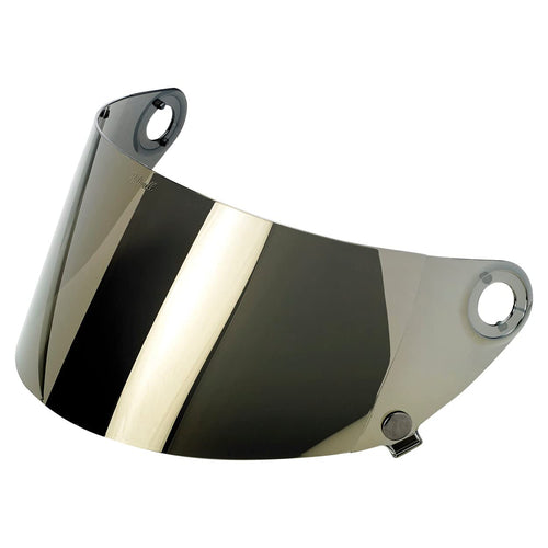 Biltwell | Gringo S Gen2 Flat Shield | Gold Mirror | Anti-Fog | Scratch Resistant | UV/A UV/B Resistant | Motorcycle Helmet Accessory
