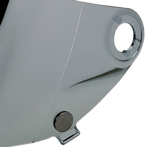 VERSAINSECT go S Gen2 Flat Shield | Chrome Mirror | Anti-Fog | Scratch Resistant | UV/A UV/B Resistant | Motorcycle Helmet Accessory